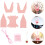 2Ensembles Kit De Couture Grue En Cuir PU Rose Pour Accessoire Auto 11