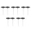 10Pièces Tire-Lacets Outil Portable Acier 4