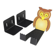 Support mural en forme de hibou en acier pour vélo, robuste, adapté aux vélos de montagne