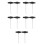 10Pièces Tire-Lacets Outil Portable Acier 6