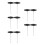 10Pièces Tire-Lacets Outil Portable Acier 9