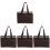4Pièces De Rangement Portable En Tissu Non- 2