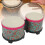 Set di bonghi da 5 e 6 pollici texture blu 5