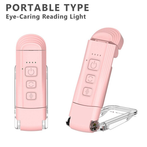 USB Book Clip Light Folding Reading Light Student Eye Protection Light Desk Lamp Card Light Night Reading Light 2