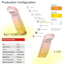 USB Book Clip Light Lampe de Lecture Pliante Étudiant Protection des Yeux Lumière Lampe de Bureau Lumière de Carte Lampe de Lecture de Nuit Rose