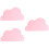 3Pièces Ensembles Silicone Rose Table Nuage Enfants 7