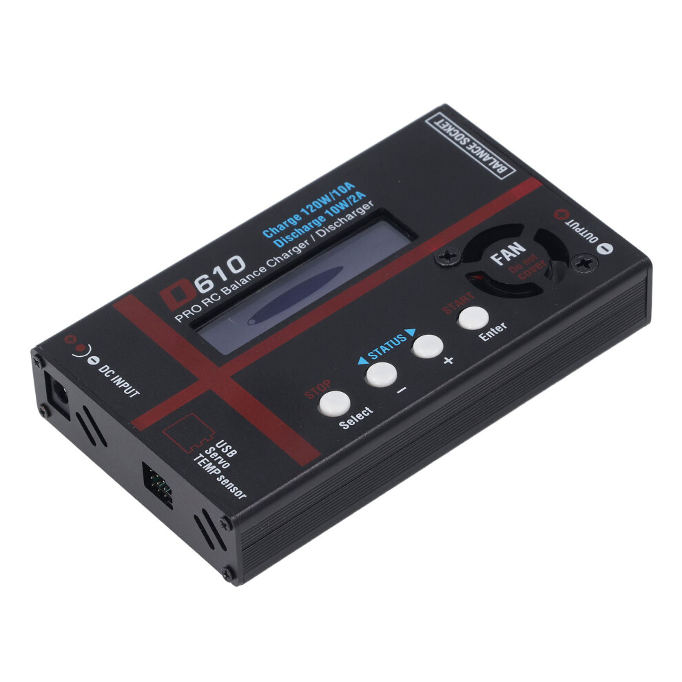 120W 10A Rc Smart Battery Balance Charger Discharger For 1-15S Life Nimh 6901385075406