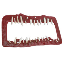 Silly Horrible Teeth Number Plate Frame