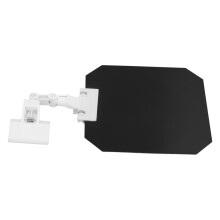 Protection oculaire pour soudage, couverture de protection de 18 cm, blanc, poignée manuelle avec clip intégré