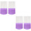 4Pièces Peignes Quilling Violet Outils Papier Rapide Facile 6