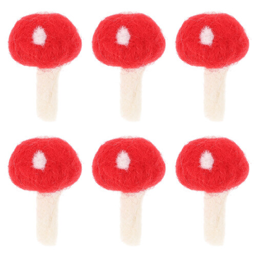 18Pièces Décorations Champignon En Feutre DIY Pour DIY 1
