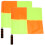 2Pièces Drapeaux De Course En Tissu Mousse 6