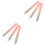 6Pièces Brosse Rose Bois Pour Femmes 5
