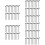 250Pièces Pinceaux Jetables Cils Sourcils Noir Outils 10