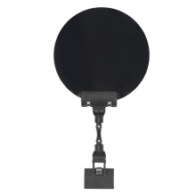 Pannello oscurante per saldatura da 18 cm con sistema di spegnimento automatico, clip-on, blocca luce nero