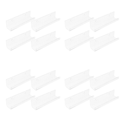 16Pièces Support Transparent En Rangement Albums 2