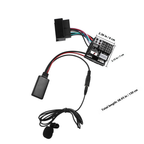 1Ensemble Récepteur Audio Sans Fil 5.0 ABS Avec Micro Pour 1