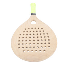 Lightweight Wooden Beach Tennis Paddle 41.2x23.3cm Anti Slip Control