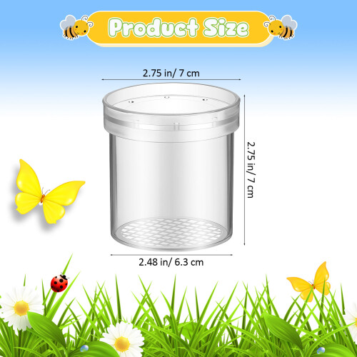 18Pièces Bocal Transparent Loupe Pour Observer Insectes Enfants 1