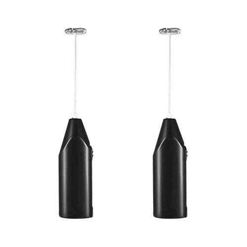 2Pièces Batteur Électrique Noir Usage Maison Souple Résistant 1