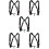 5Pièces Harnais Saxophone Ajustable Noir Usage 7