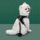 （Black-2XS）Dog Restraint Suitable for small medium-sized dogs No pulling Puppy Restraint 3