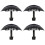 Black For Low Tire Pressure Applications 4pcs 9