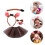 2Ensembles Costume Enfant Nez Et Bandeau 11