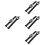 8Pièces Boucles De Remplacement Roller Skate En Noir Robuste 8