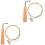 2Ensembles Kit Cordes Métal Lyre Accessoires Instruments Colorés 4