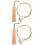 2Ensembles Kit Cordes Métal Lyre Accessoires Instruments Colorés 6