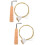 2Ensembles Kit Cordes Métal Lyre Accessoires Instruments Colorés 8