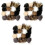 48Pièces Boules En Peluche Multicolores Accessoires Simples DIY 4