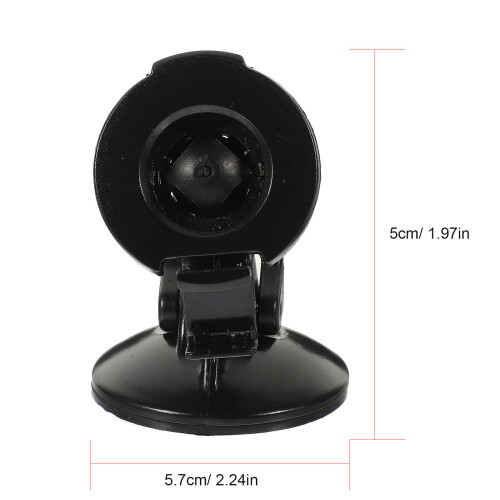 Support Ventouse Noir Réglable Pour GPS Rotation 360 1