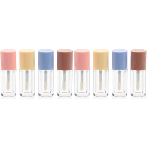 8Pièces Flacons À Rouge À Transparents Colorés, Réutilisables 1