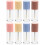 8Pièces Flacons À Rouge À Transparents Colorés, Réutilisables 5