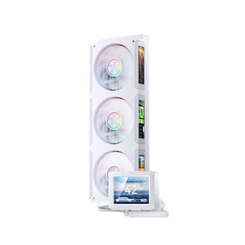TF3-360SC Water Cooler para CPU All-In-1 com Tela LCD IPS ARGB de 3,5 Polegadas + 3 Ventoinhas de 3,38 Polegadas para LGA 1851/1700 B 2