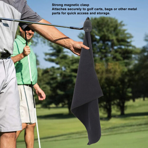 Multifunctional Microfiber Golf Ball Towel for Outdoor Cleaning 2