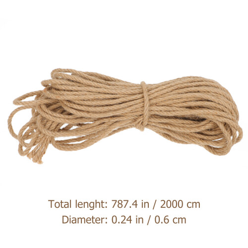 1Ensemble De Jute Élégante Kaki Pour Accessoires De 1