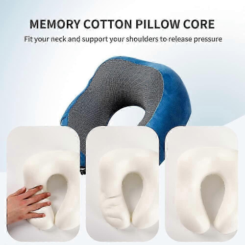 Cuscino da viaggio comodo - Cuscino per aereo - Cuscino per auto - Cuscino da viaggio in memory foam - Cuscino da viaggio - Cuscino da viagg 1