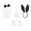 5Ensembles Bandeau Oreilles Accessoire Pour Soirée Cosplay 11