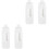 4Pièces Conteneur Eau 2,5 Gallons Plastique Ergonomique 3