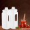 4Pièces Conteneur Eau 2,5 Gallons Plastique Ergonomique 9