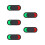 5Pièces Noir Signal Porte 2