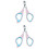 2Pièces Coupe-Ongles Sécurisé Rose Pour Chat Accessoire 7