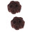 2Pièces Accessoire Chignon Marron Fleurs Facile Volume 7
