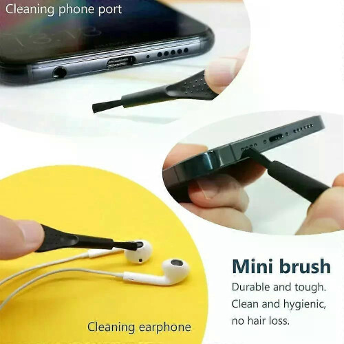 （A-1PCS(Για IOS))Σετ καθαρισμού θύρας φόρτισης ηχείου κινητού τηλεφώνου, βύσμα σκόν 2