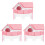 3Pièces Abri Hamster Double Étages Rose Petite De Jeu 2