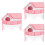 3Pièces Abri Hamster Double Étages Rose Petite De Jeu 6