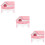 3Pièces Abri Hamster Double Étages Rose Petite De Jeu 9